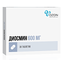 Купить диосмин, таблетки, покрытые пленочной оболочкой 600мг, 30 шт в Балахне