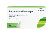 Купить бисакодил, суппозитории ректальные 10мг, 10 шт в Балахне