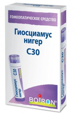 Купить гиосциамус нигер с30, гомеопатический монокомпонентный препарат растительного происхождения, гранулы гомеопатические 4 гр  в Балахне