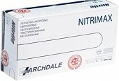 Купить перчатки archdale nitrimax смотровые нитриловые нестерильные неопудренные текстурные размер хs, 100 шт белые в Балахне