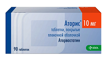 Купить аторис, таблетки, покрытые пленочной оболочкой 10мг, 90 шт в Балахне