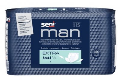 Купить seni men (сени мэн) вкладыши урологические для мужчин экстра 15шт в Балахне