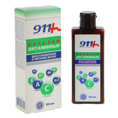 Купить 911 витаминный бальзам для волос восстановление и питание, 150мл в Балахне