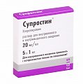 Купить супрастин, раствор для внутривенного и внутримышечного введения 20мг/мл, ампулы 1мл 5 шт от аллергии в Балахне