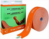 Купить лента (тейп) кинезиологическая sfm-plaster на хлопковой основе 5см х 3,2м оранжевый в Балахне