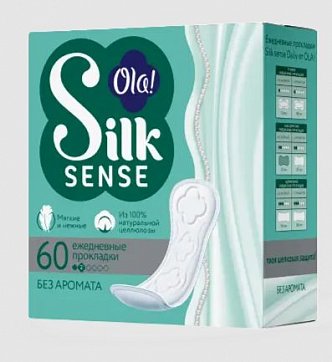 Ola! (Ола) прокладки ежедневные silk sense daily 60 шт./без аромата