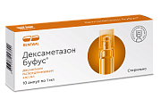 Купить дексаметазон буфус, раствор для инъекций 4мг, ампулы 1мл, 10 шт в Балахне