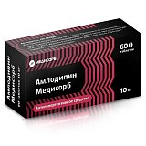 Амлодипин Медисорб, таблетки 10мг, 30 шт