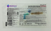 Система инфузионная для однократного применения с иглами 21Gх1 1/2 (0,8х40мм) Клинса, 1 шт