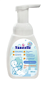 Купить sanitelle (санитель) мыло-пенка детское с экстрактом корня мыльнянки 0+, 250 мл в Балахне