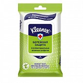 Купить kleenex (клинекс) салфетки влажные антибактериальные 10шт в Балахне