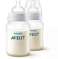 Купить avent (авент) бутылочка для кормления anti-colic 1 месяц+ 260 мл 2 шт scf103/02 в Балахне