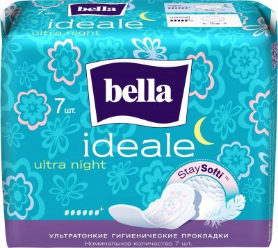 Купить bella (белла) прокладки ideale ultra night stay softi 7 шт в Балахне