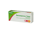 Купить бисопролол-тева, таблетки, покрытые пленочной оболочкой 5мг, 30 шт в Балахне