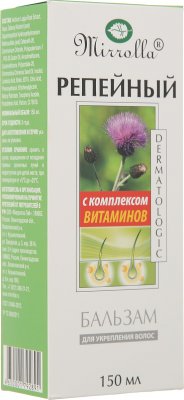 Купить мирролла репейное бальзам для укрепления волос комплекс витаминов 150 мл в Балахне