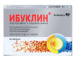 Купить ибуклин, таблетки покрытые пленочной оболочкой 400мг+325мг 20шт в Балахне