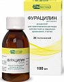 Фурацилин, концентрат для приготовления раствора для местного и наружного применения 4 мг/мл, флакон 100 мл. в комплекте с ложкой мерной