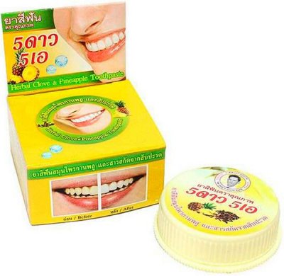 Купить 5 star cosmetic (5 стар косметик) зубная паста травяная с экстром ананаса, 25г в Балахне