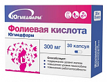 Купить фолиевая кислота югмедфарм, капсулы массой 300мг 30шт бад в Балахне