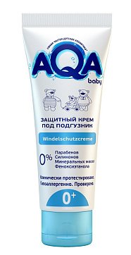 AQA baby (Аква беби) Защитный крем под подгузник, 75 мл