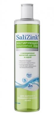 Купить салицинк (salizink) мицеллярная вода для жирной и комбинированной  кожи, 315 мл в Балахне