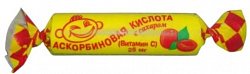 Купить аскорбиновая кислота с сахаром, таблетки со вкусом персика, 10 шт бад в Балахне