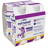 Купить peptamen (пептамен) junior 1.5 смесь с ароматом ванили, 200 мл 4шт в Балахне