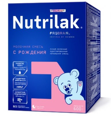 Купить нутрилак премиум 1 (nutrilak premium 1) молочная смесь с рождения, 600г в Балахне
