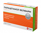 Купить парацетамол-велфарм, таблетки 500мг, 30 шт в Балахне