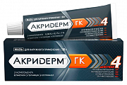 Купить акридерм гк, мазь для наружного применения 0,05%+0,1%+1%, туба 30г в Балахне