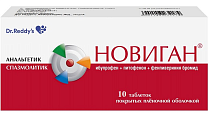 Купить новиган, таблетки покрытые пленочной оболочкой 400мг, 10шт в Балахне