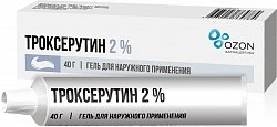 Купить троксерутин, гель для наружного применения 2%, 40г в Балахне