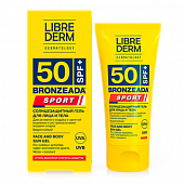 Купить librederm bronzeada sport (либридерм) гель солнцезащитный для лица и тела, 50мл spf50 в Балахне