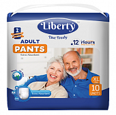 Купить liberty premium pants (либерти премиум пантс) подгузники-трусики для взрослых одноразовые xl 10шт в Балахне