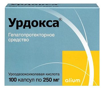 Урдокса, капсулы 250мг, 100 шт