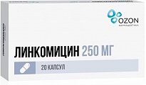 Купить линкомицин, капсулы 250мг, 20 шт в Балахне