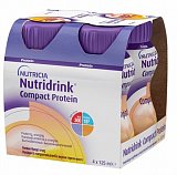 Nutridrink (Нутридринк) Компакт Протеин со вкусом персика и манго 125мл, 4 шт