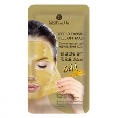 Купить skinlite (скинлайт) маска-пленка золотая обновление кожи, 15мл в Балахне
