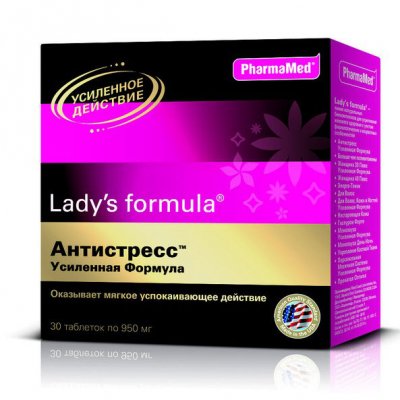 Купить lady's formula (леди-с формула) антистресс усиленная формула, таблетки 30шт бад в Балахне