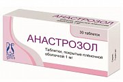 Купить анастрозол, таблетки, покрытые пленочной оболочкой 1мг, 30 шт в Балахне