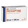 Купить лозаргид, таблетки покрытые пленочной оболочкой 25мг+100мг, 30 шт в Балахне