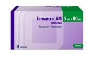 Купить телмиста ам, таблетки 5мг+80мг, 28 шт в Балахне