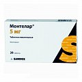 Купить монтелар, таблетки жевательные 5мг, 28 шт в Балахне