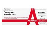 Купить гепарин-акрихин, гель для наружного применения 1000ме/г, 30г в Балахне