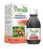 Купить dr. vistong (доктор вистонг) сироп шиповника с витамином с без сахара с фруктозой, 150мл в Балахне