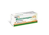 Купить моксонидин-сз, таблетки, покрытые пленочной оболочкой 0,3мг, 28 шт в Балахне