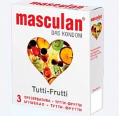Купить masculan (маскулан) презервативы с ароматом тутти-фрутти tutti-frutti, 3 шт в Балахне