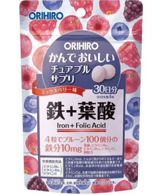 Купить orihiro (орихиро) железо с витаминами, таблетки 120шт бад в Балахне