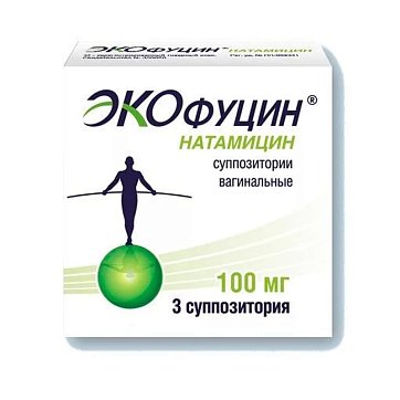 Экофуцин, суппозитории вагинальные 100мг, 3 шт