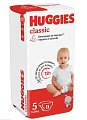 Купить huggies (хаггис) подгузники классик 5 11-25кг 11шт в Балахне